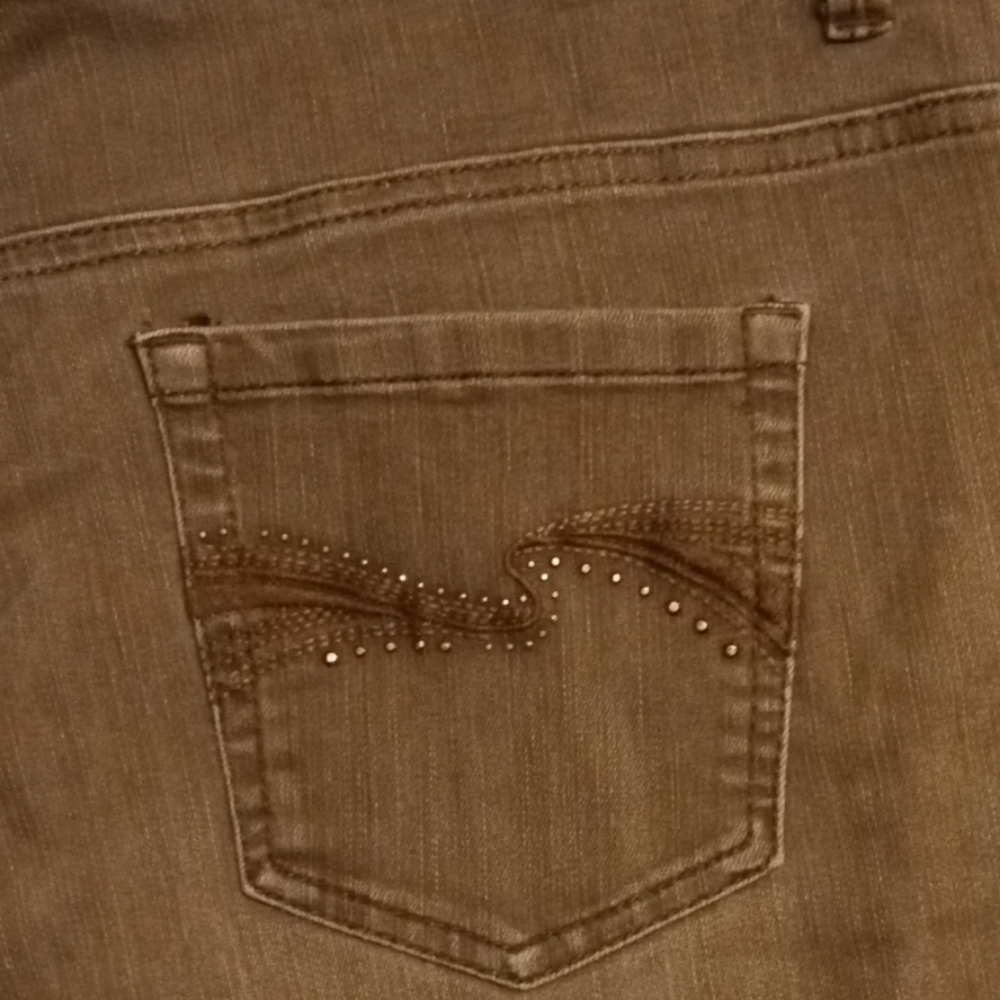 Gloria Vanderbilt Amanda Women's Jeans Size 16W Color: Safari